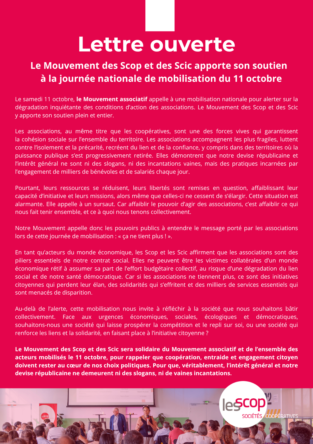 Lettre ouverte