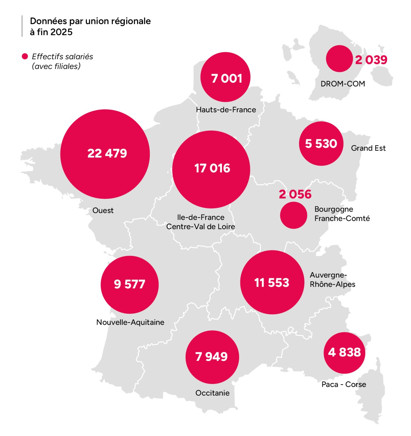 Carte des emplois coopératifs en 2025